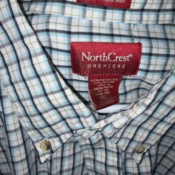 Northcrest Men's Checkered Shirt in Black and White - Picture 3 of 5